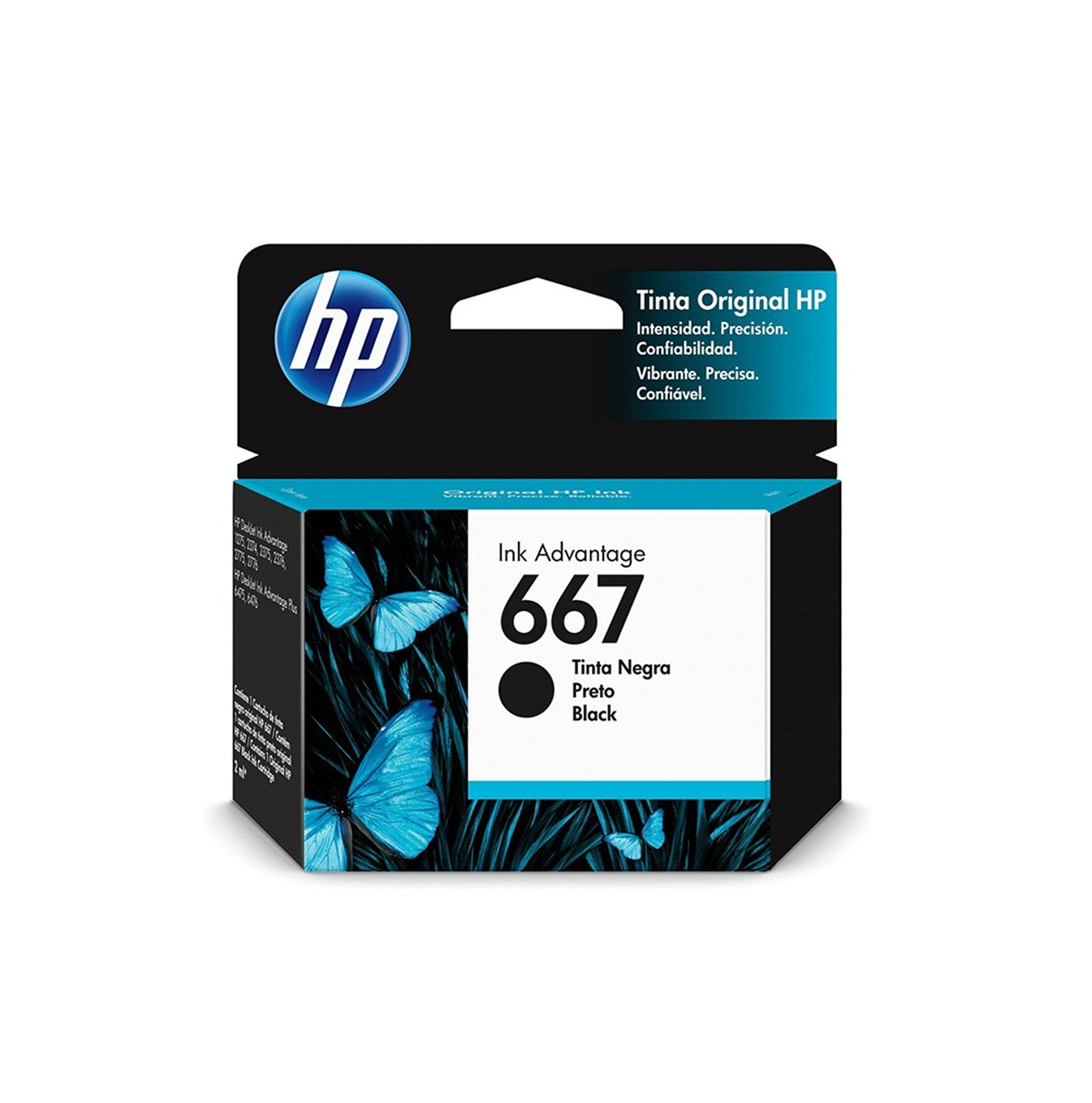 Tinta 667 negro 3YM79AL Marca: HP