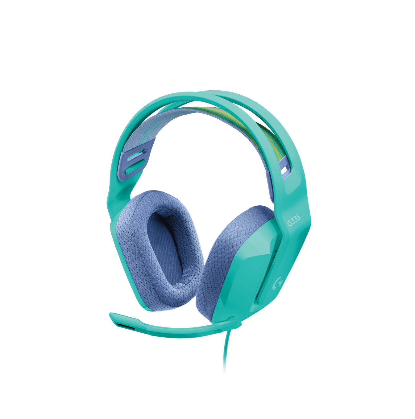 Audífonos con cable gaming wired color menta Marca: Logitech