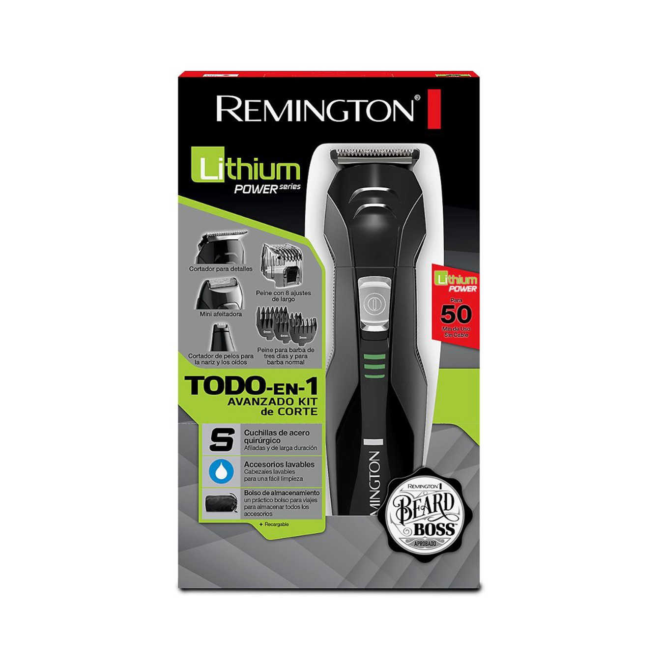 Kit detallador de barba recargable PG6125-F Marca: Remington