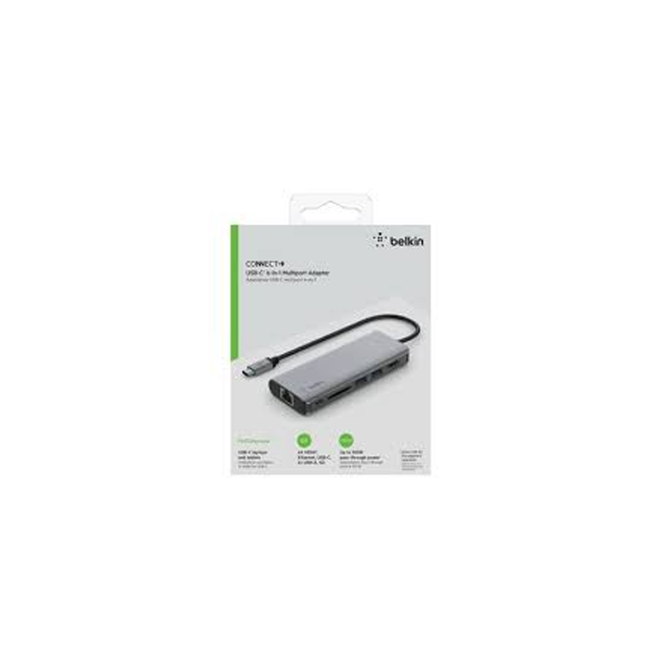 Conector USB-C 6-in-1 Adaptador multipuerto / Estación de conexión USB-C Marca: Belkin