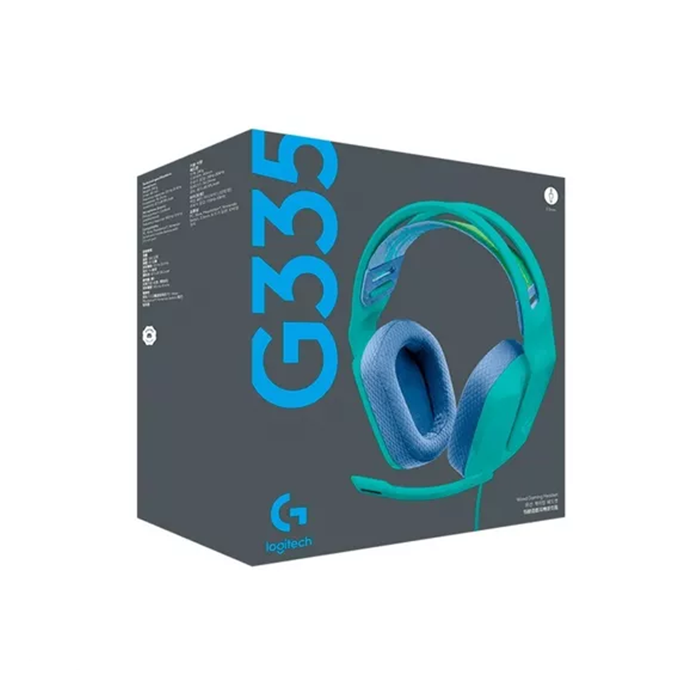 Audífonos con cable gaming wired color menta Marca: Logitech