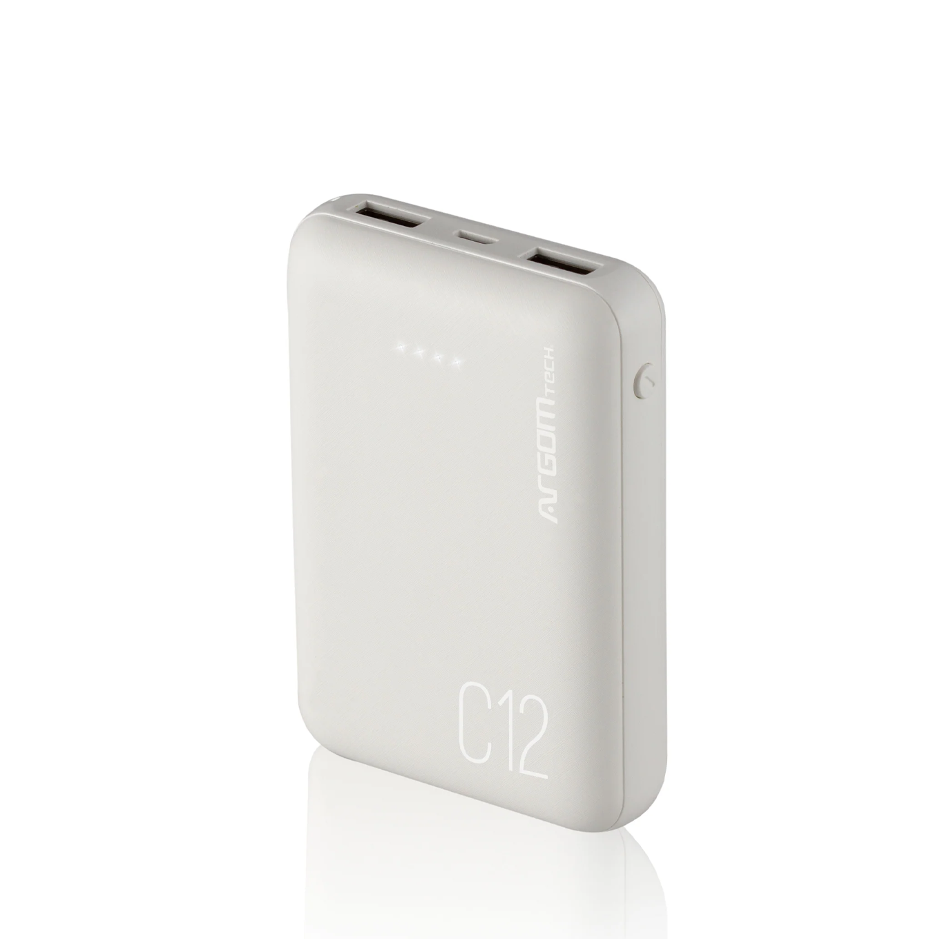 Power Bank C12 12000MAH WHITE ARG-PB-1138WT Marca: Argom