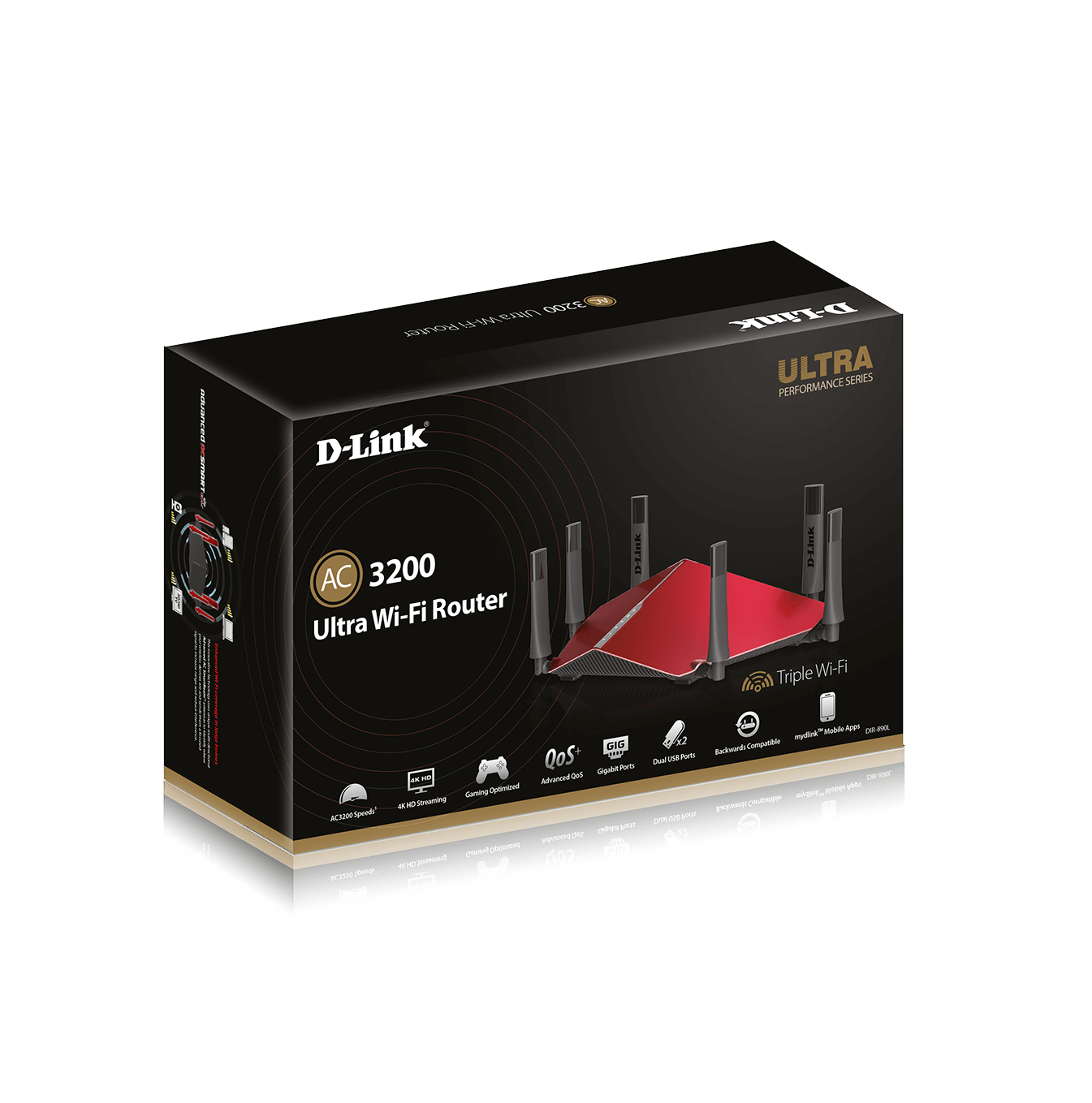 Router inalámbrico AC3200 DIR-890l Marca: D-Link