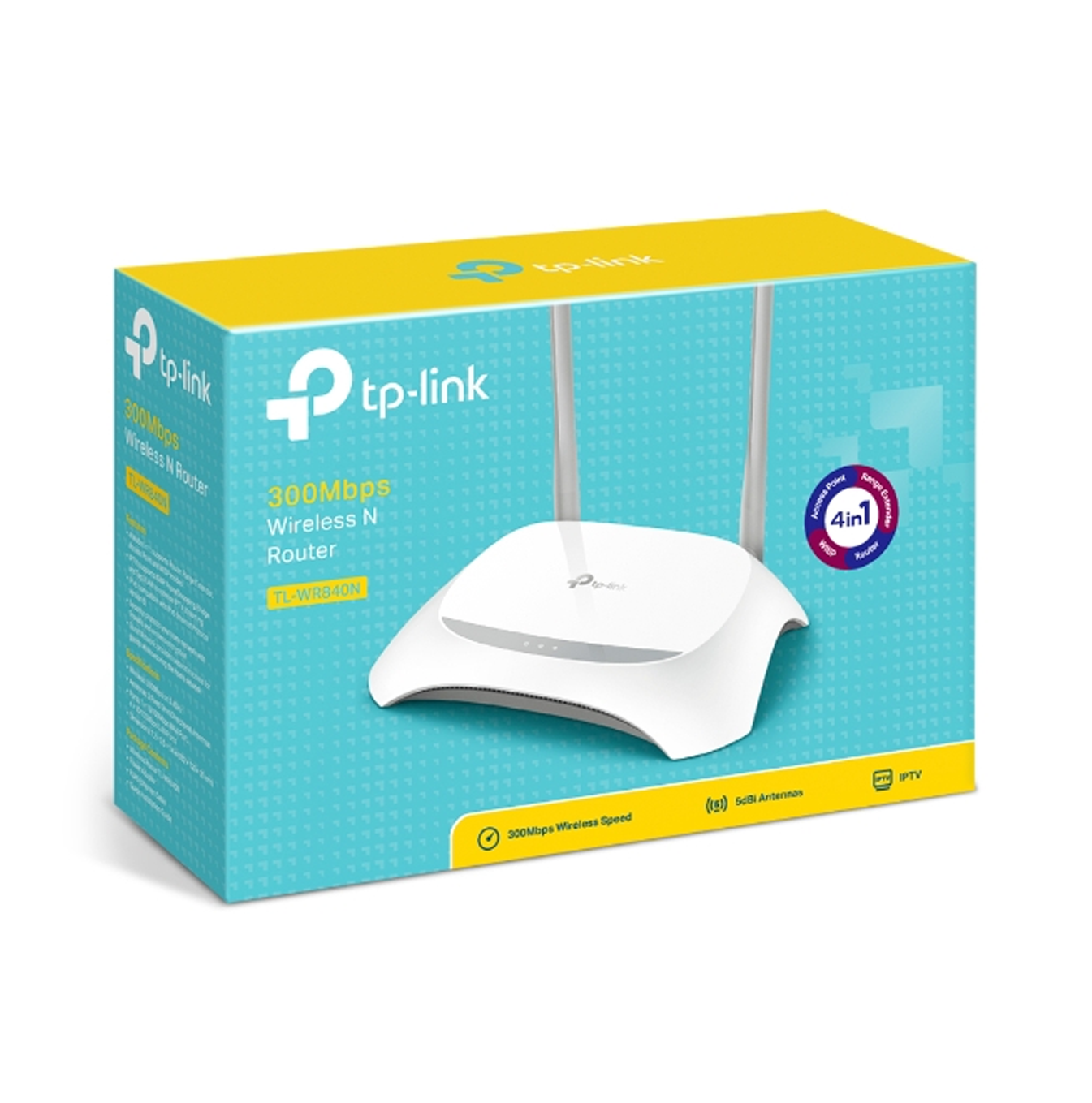 Router inalámbrica 300MBPS TL-WR840N Marca: TP-Link
