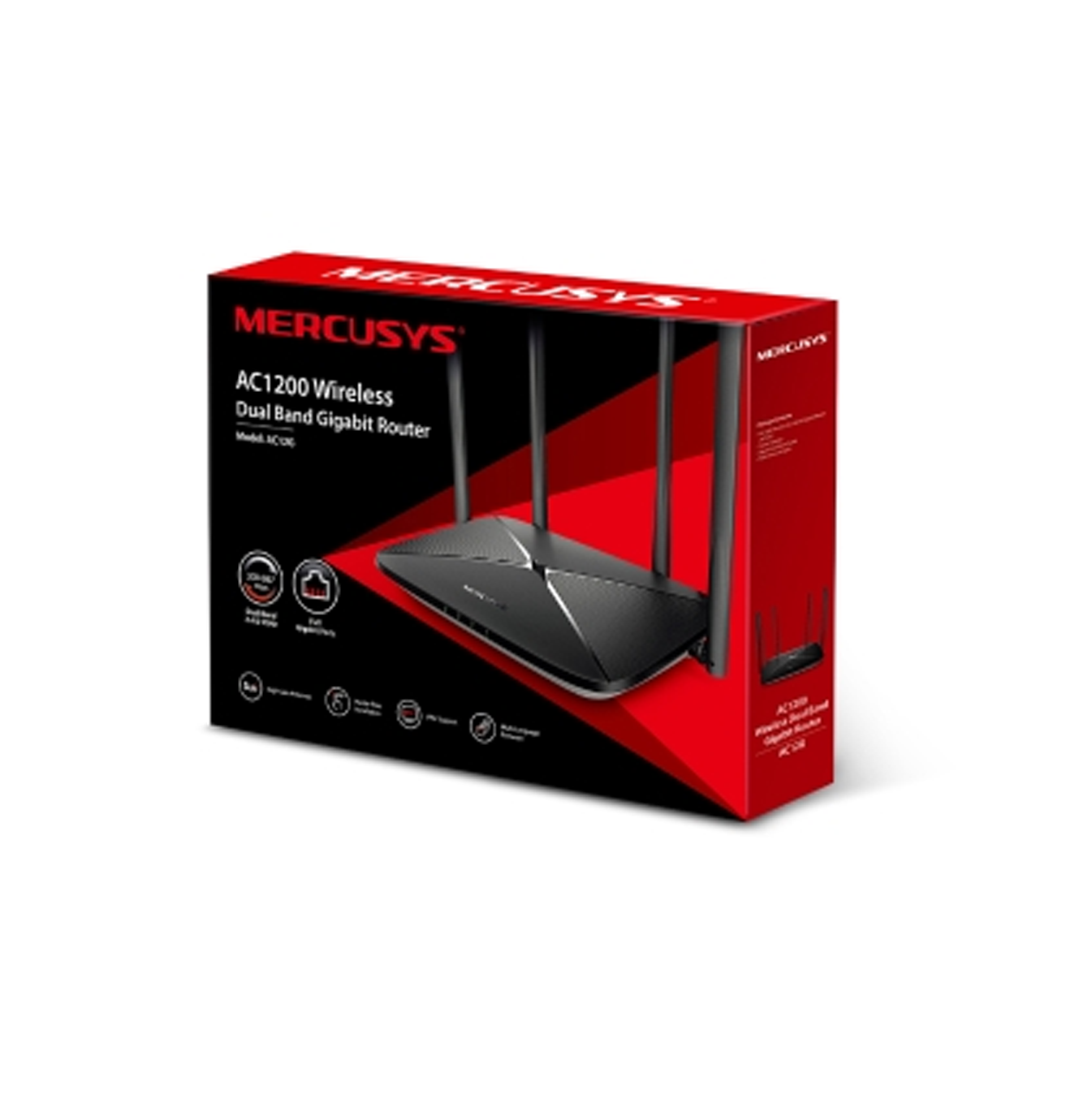 Router mercusys gigabit inalámbrico de doble banda AC1300 - AC12G Marca: TP-Link