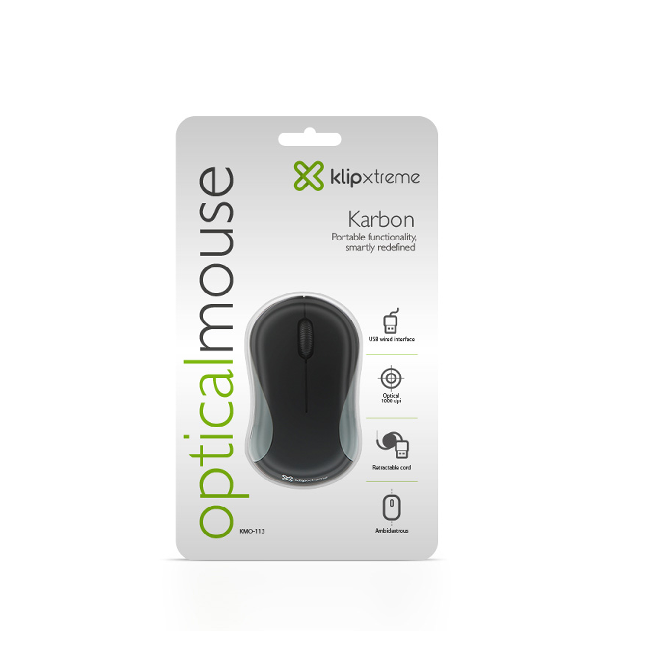 Mouse cableado KMO-113 Marca: Klip Xtreme