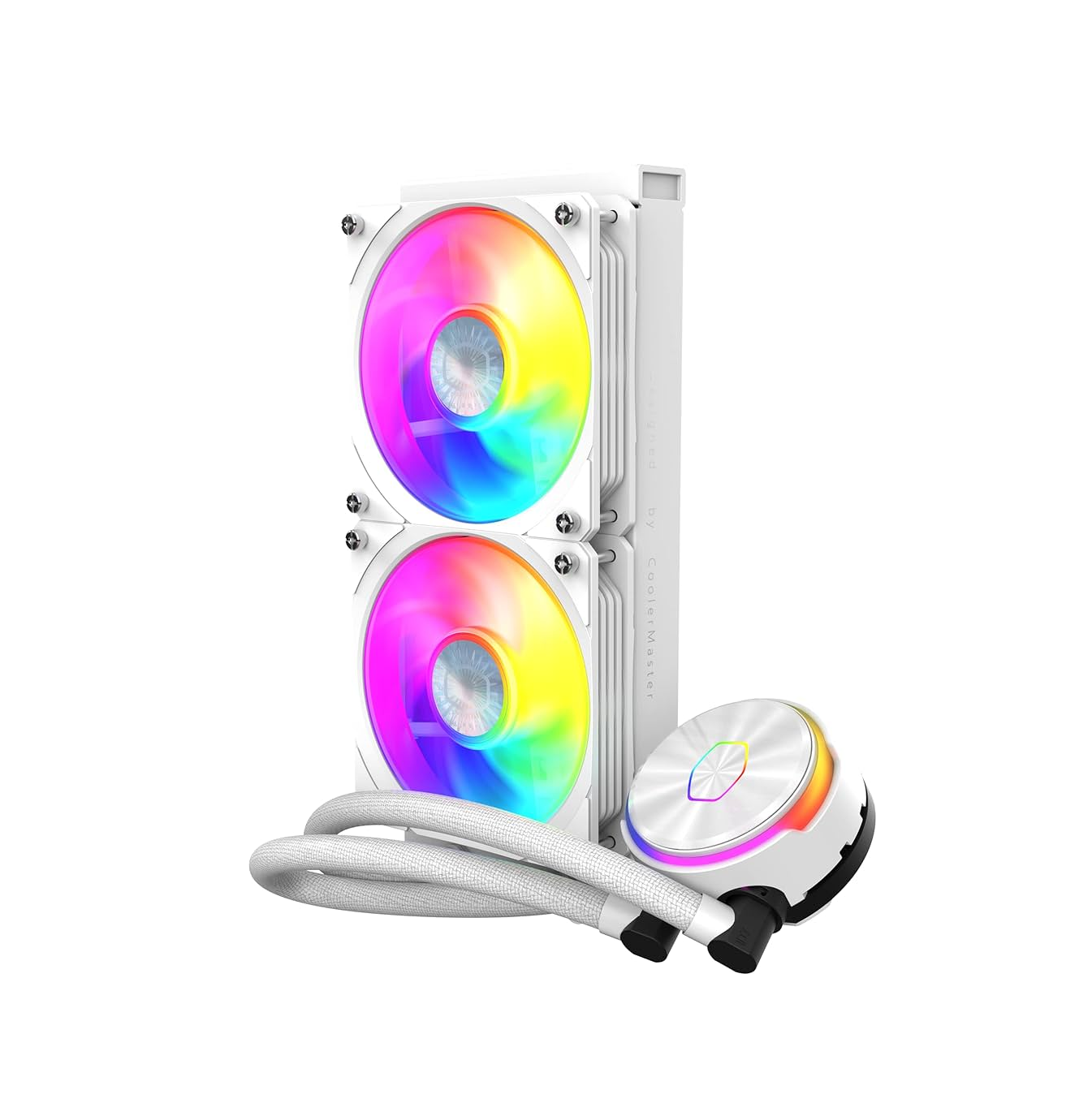 Enfriamiento liquido PL240 Flux color blanco MLY-D24M-A23PZ-RW Marca: Cooler Master