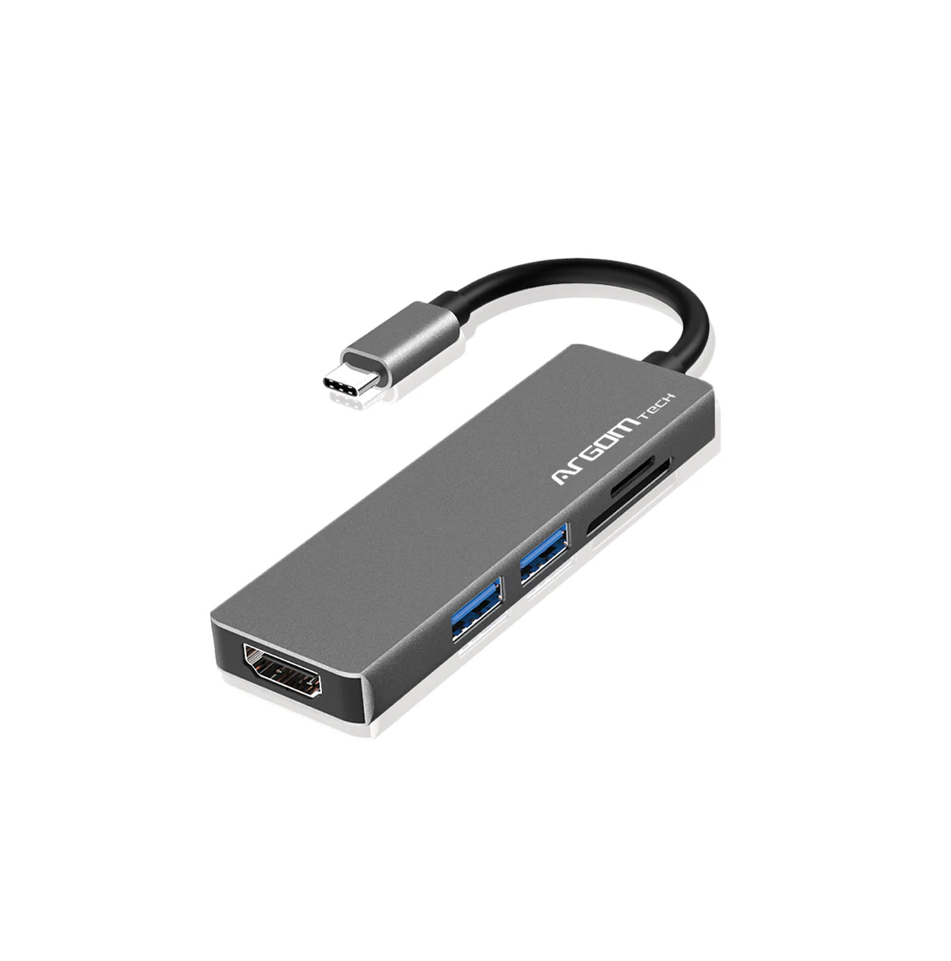 Hub 5 en 1 TYPE C One Axess SD/MICROSD/HDMI Marca: Argom