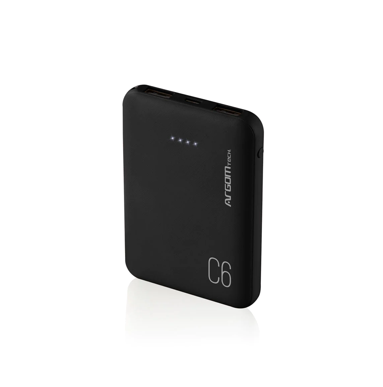 Power Bank C6 6000MAH BLACK ARG-PB-1136BK Marca: Argom