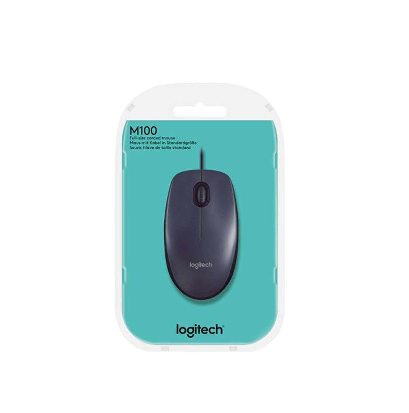 Mouse cableado diestro y zurdo M100 Marca: Logitech