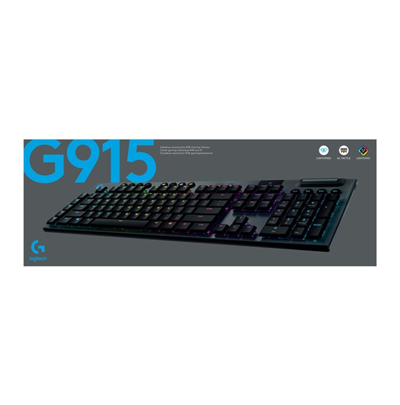 Teclado inalámbrico G915 TKL Gaming Marca: Logitech