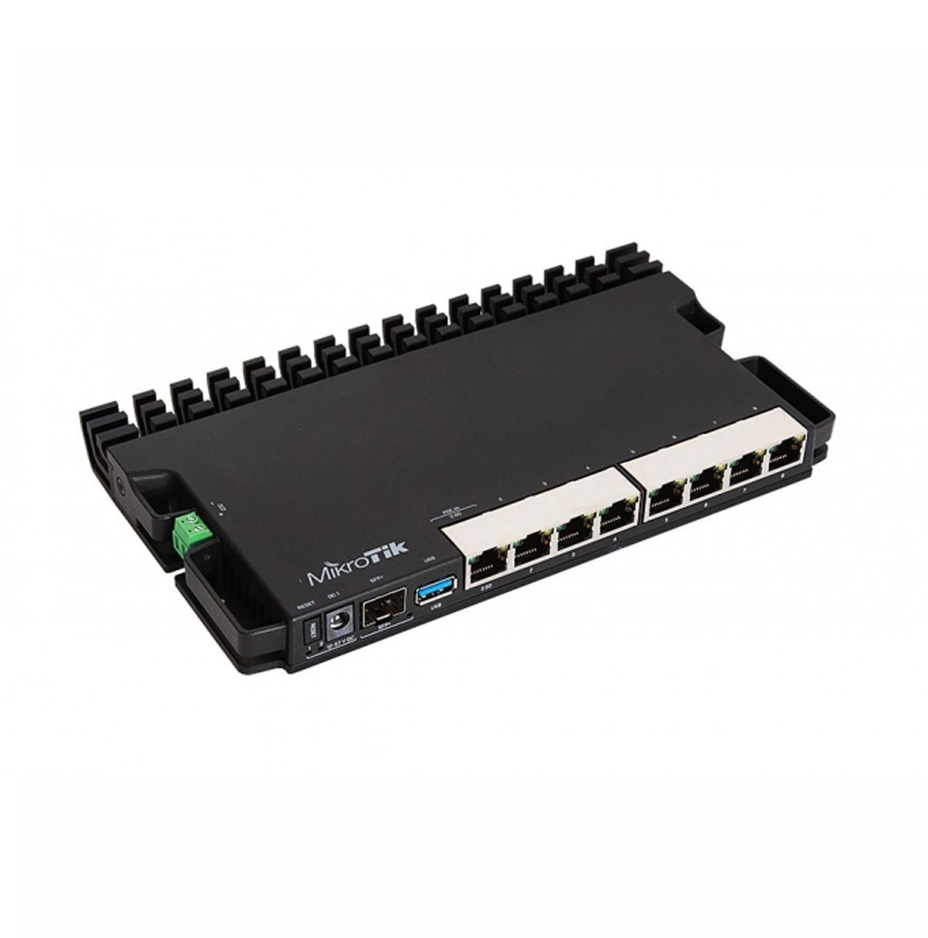 RouterBoard CPU 4 núcleos 8 puertos Gigabit Ethernet Marca: Mikrotik