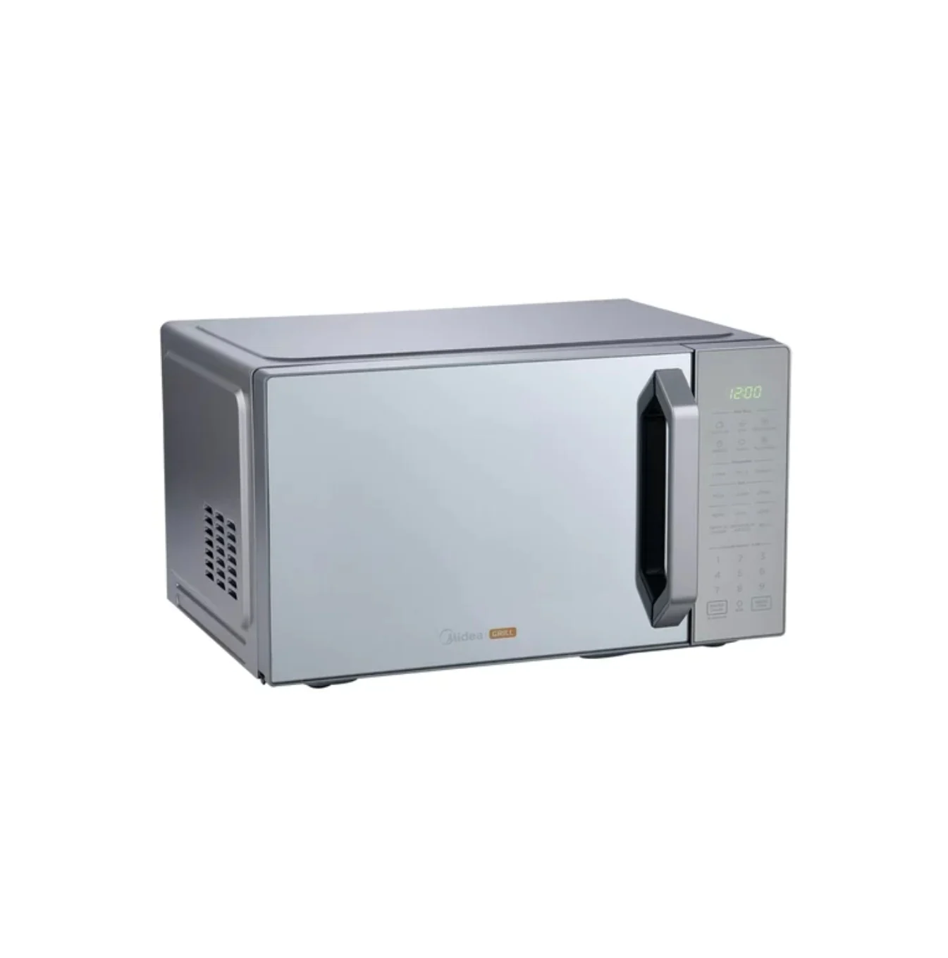 Microondas 1.1pc puerta acabado espejo gabinete gris con grill MMDXG11S2MG-CA Marca: Midea