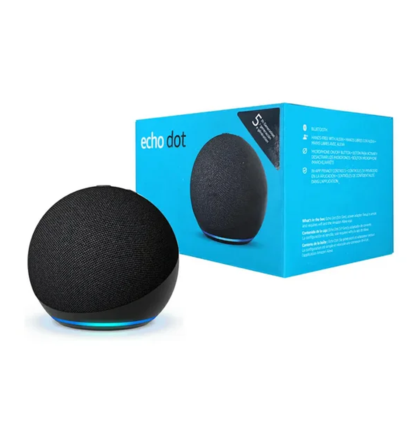 Parlante Echo DOT (5TH GEN) Alexa Charcoal B09B8V1LZ3 Marca: Amazon Echo