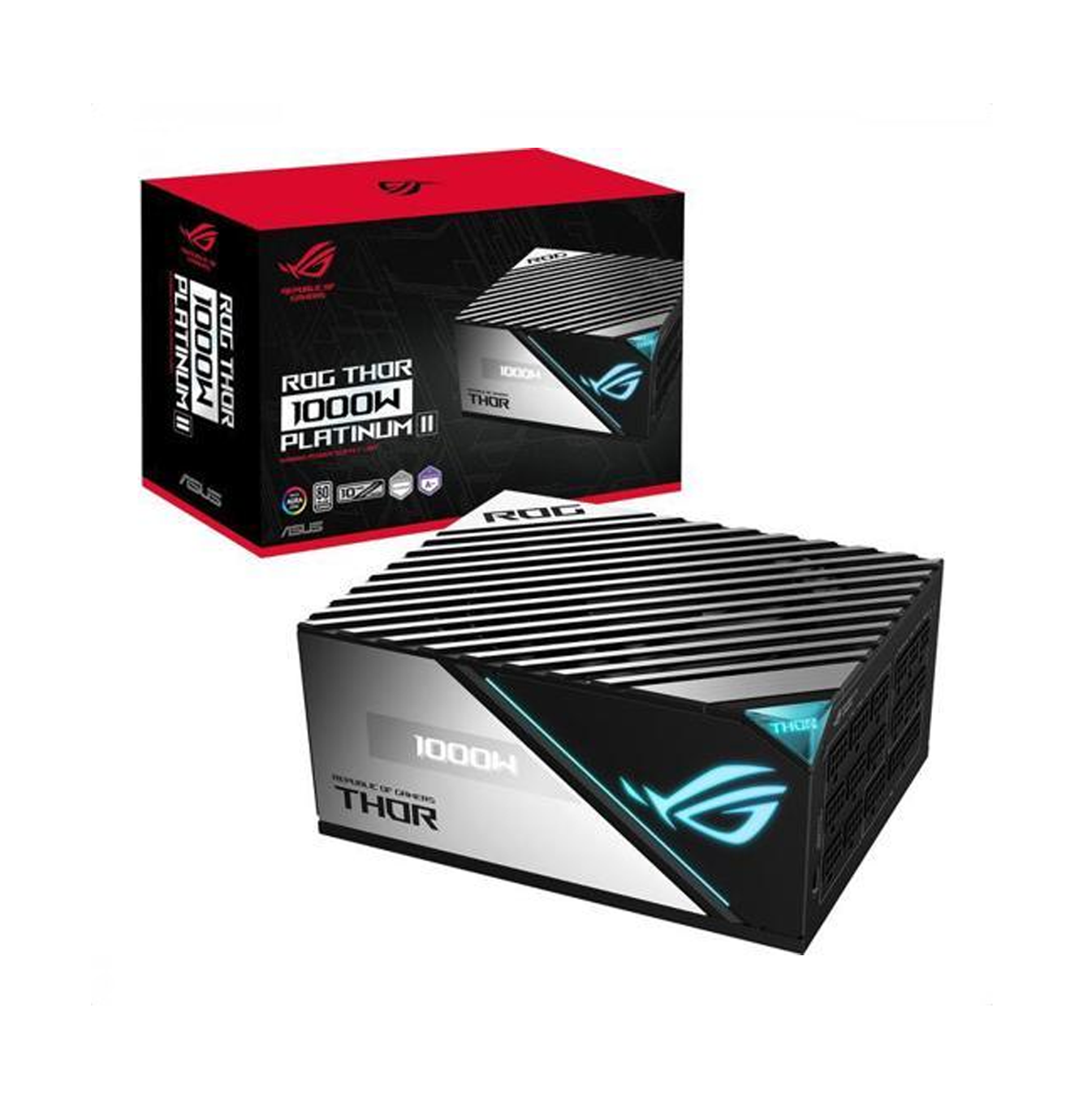 Fuente de poder 1000W ROG-THOR-1000P2-EVA-GAMING Marca: ASUS