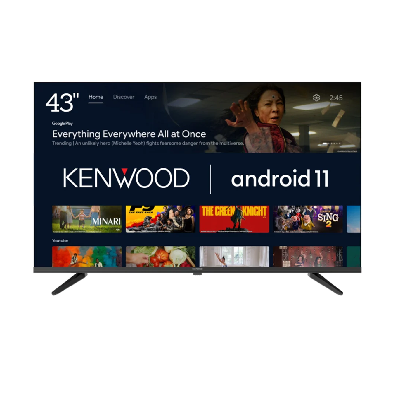 Televisor 43" LTK-K43B33G Marca: Kenwood