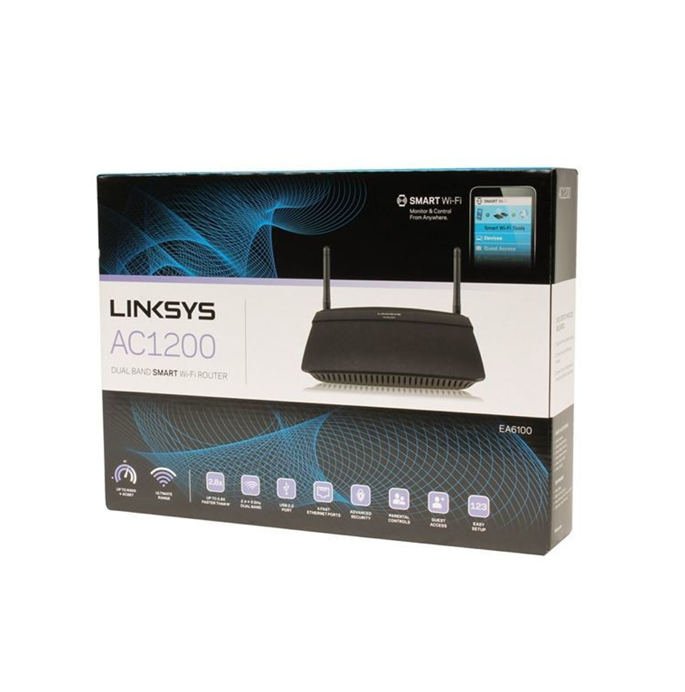 Router dual band EA6100 Marca: Linksys