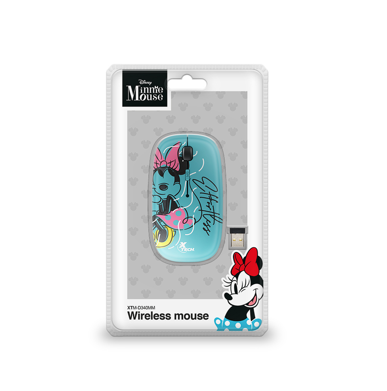 Mouse inalámbrico Disney Minnie XTM-D340MM Marca: Xtech