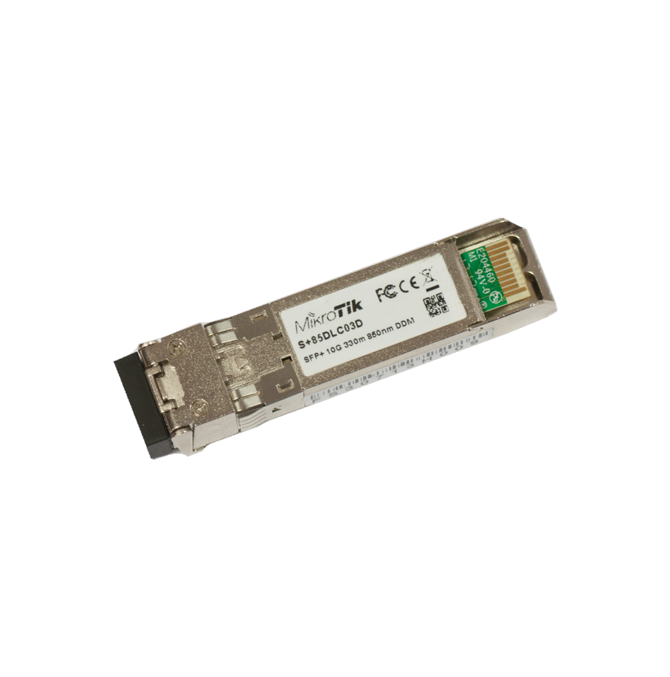 Transceptor miniGbic SFP+ 10G LC duplex para fibra multi modo 300mts Marca: Mikrotik