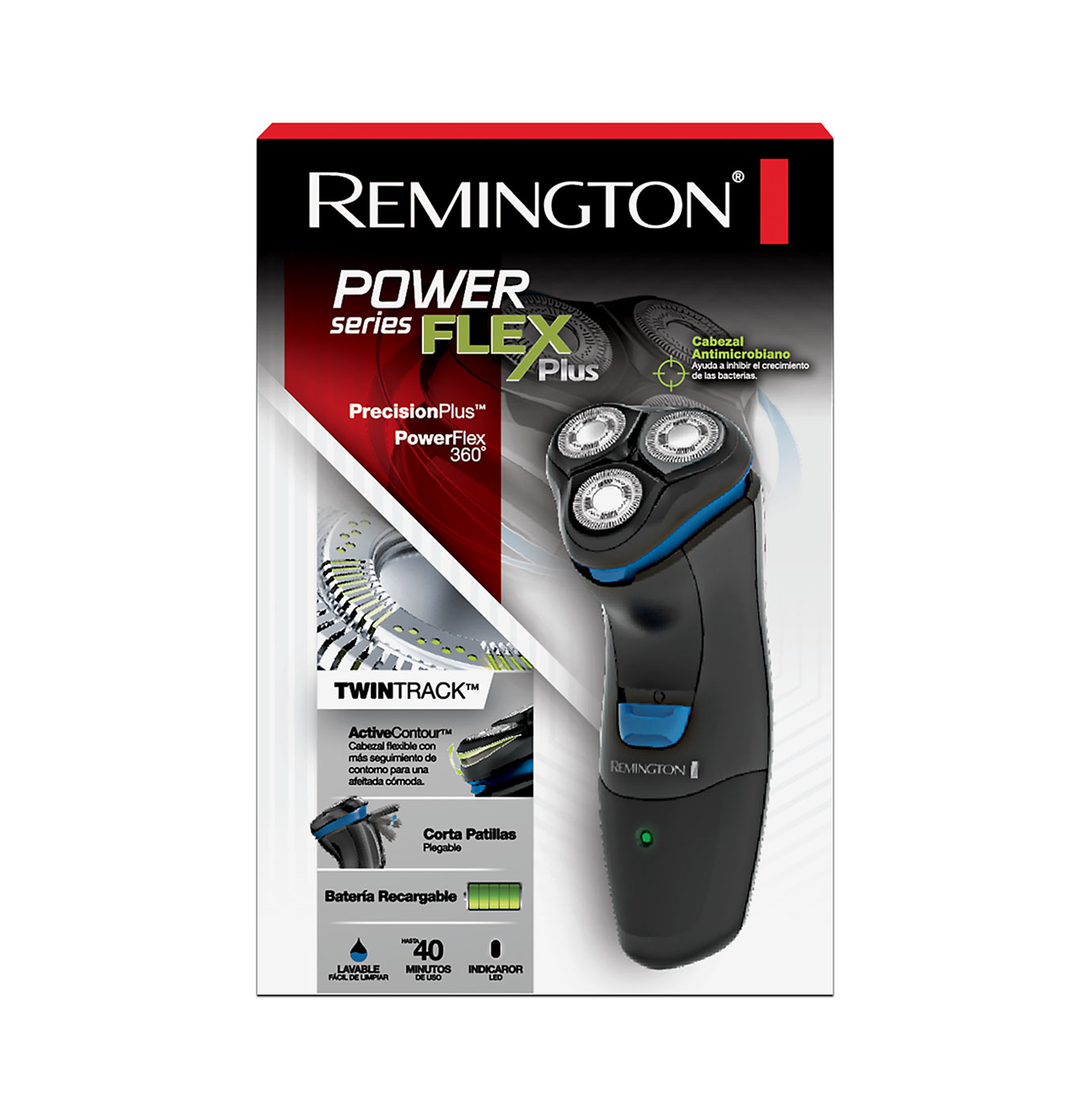 Afeitadora eléctrica barba rotativa PR1335 (110) F Marca: Remington