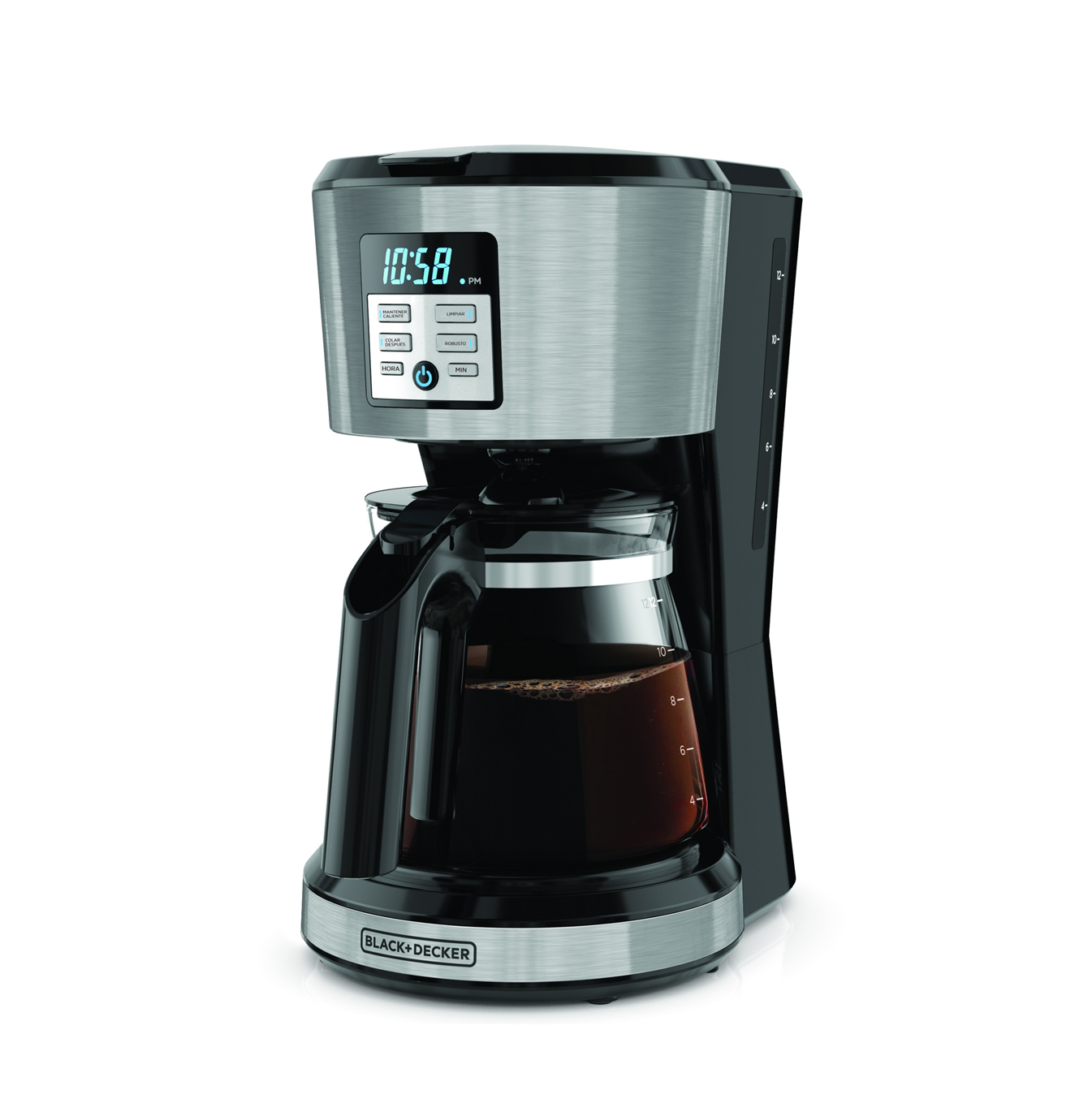 Coffee Maker cafetera de 12 tazas inoxidable digital CM1331S-LA Marca: Black + Decker