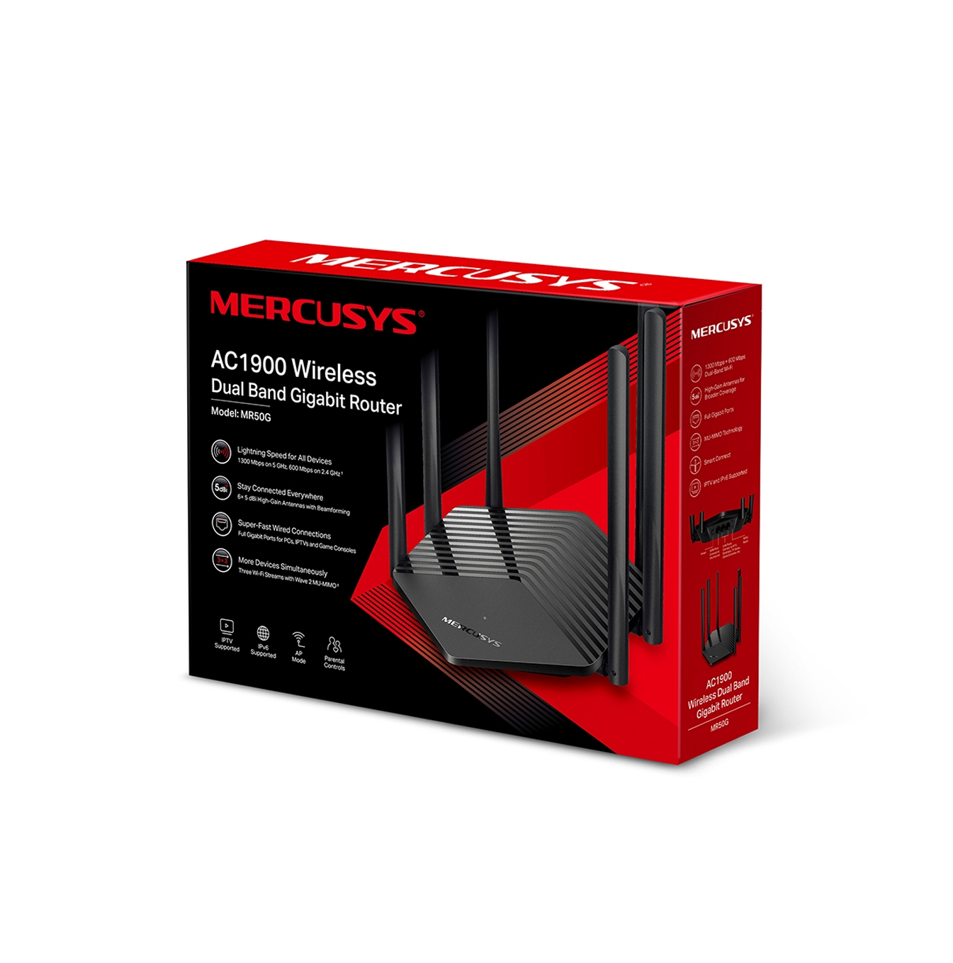 Router Mercusys MR50G inalámbrico AC1900 dual band Marca: TP-Link