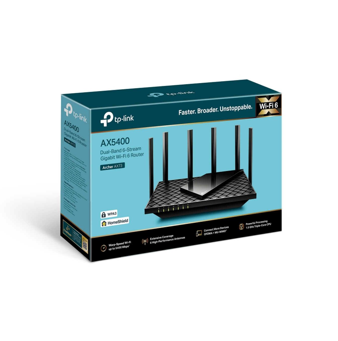 Router inalámbrico AX5400 Wi-Fi 6 Archer AX72 Marca: TP-Link