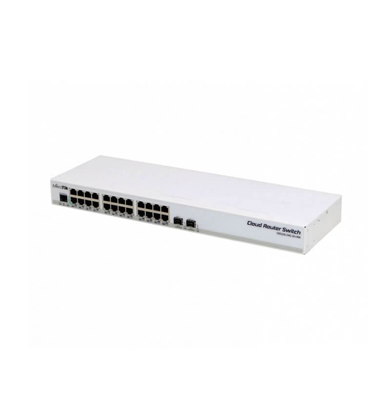 Switch cloud Router 24 puertos Gigabit + 2 SFP 800 MHz CPU Marca: Mikrotik