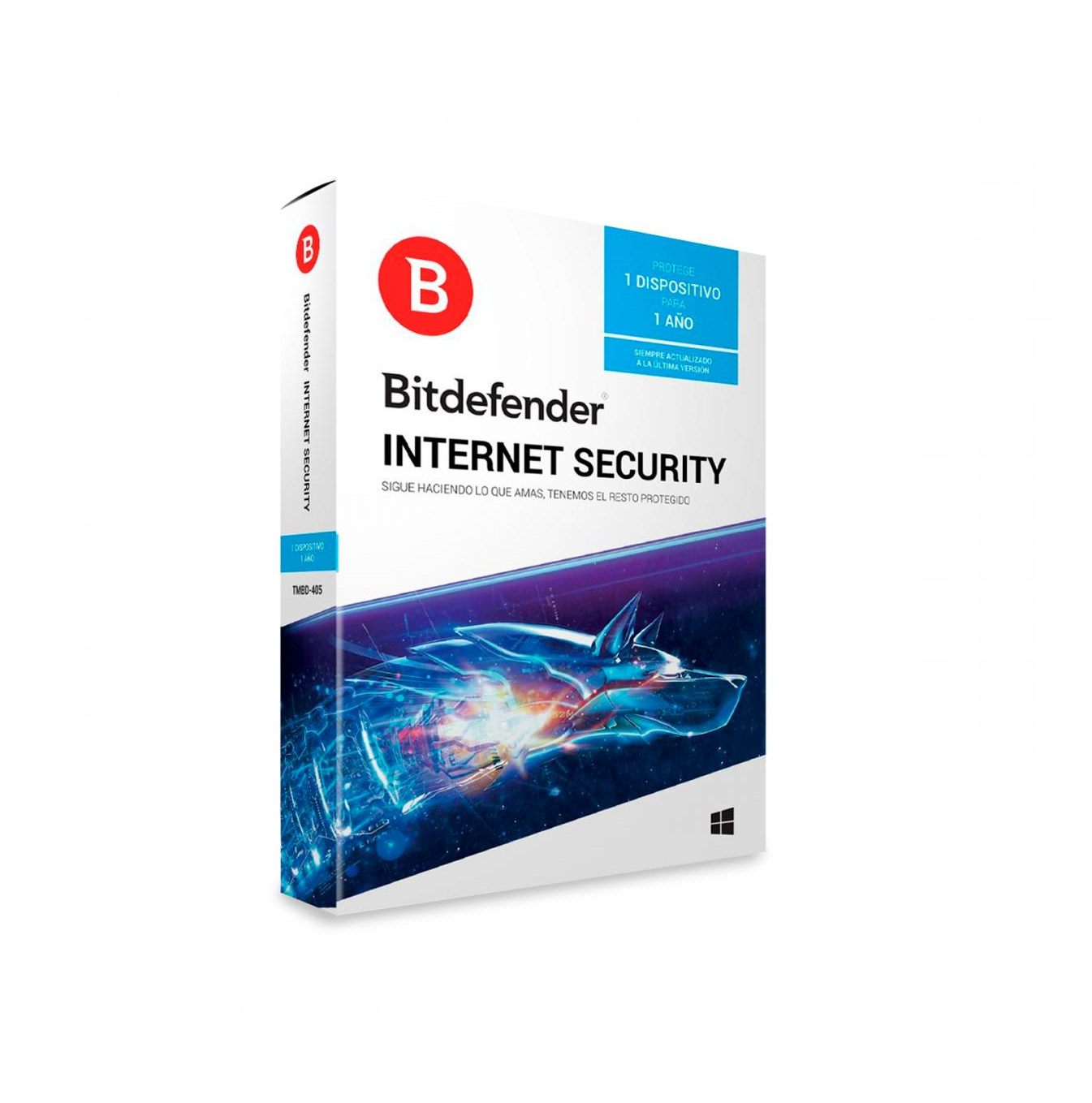 Licencia antivirus Internet Security 1+1 PC 1 AÑO REGALÍA Marca: Bitdefender