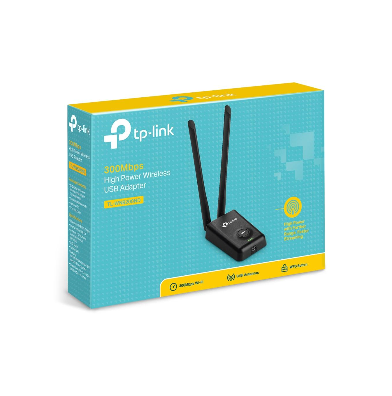 Adaptador de señal inalámbrico 300mbps TL-WN8200ND Marca: TP-Link