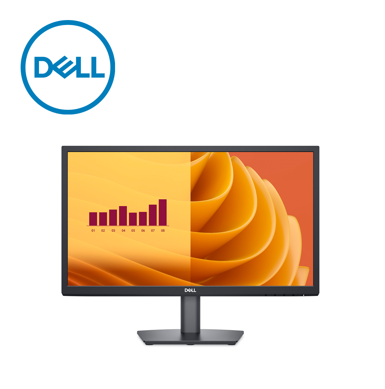 Monitor 2.5" LED Full HD (1920X1080) VGA-DP E2225H Marca: Dell