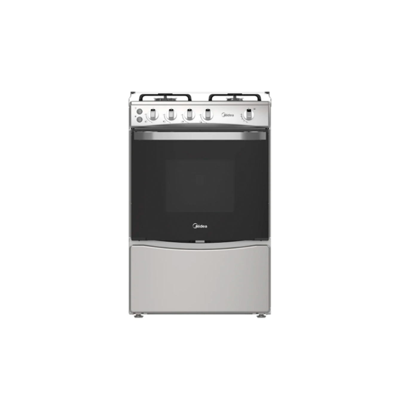 Cocina a gas de 24 pulgadas con 4 quemadores hierro fundido MGS24F1LGAGG-CA Marca: Midea