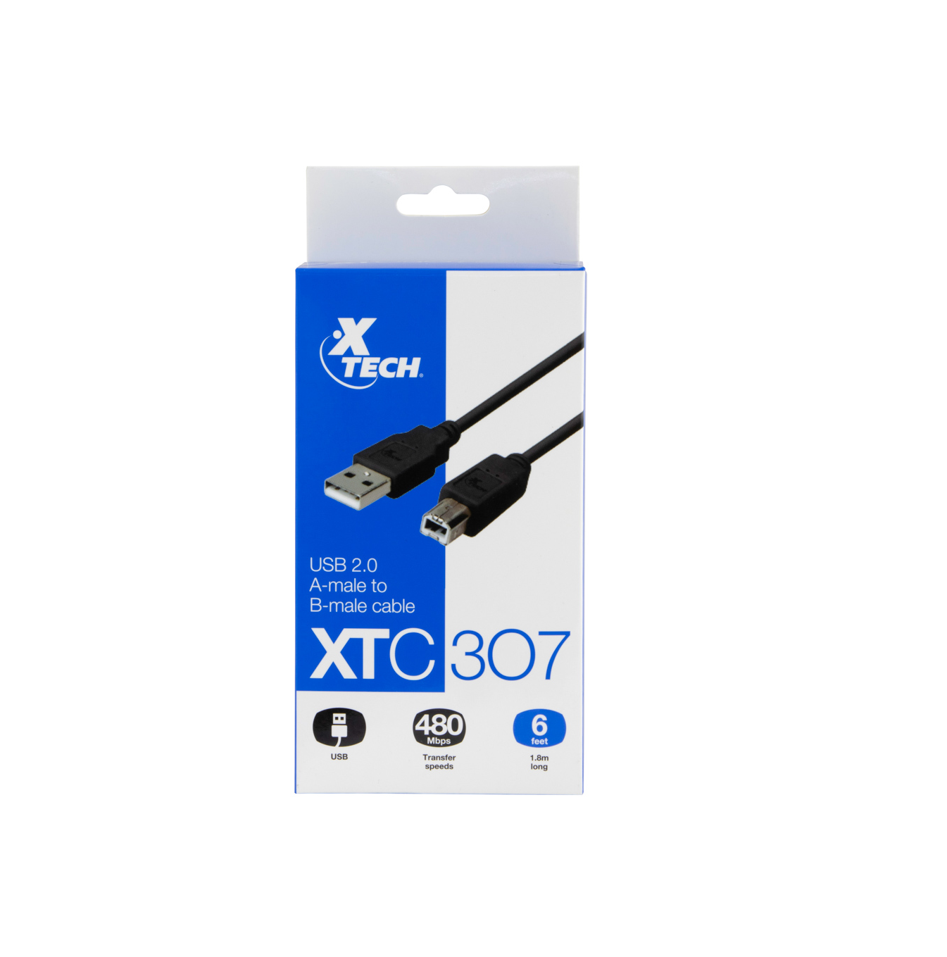 Cable USB adaptador de 1.8 m Marca: Xtech