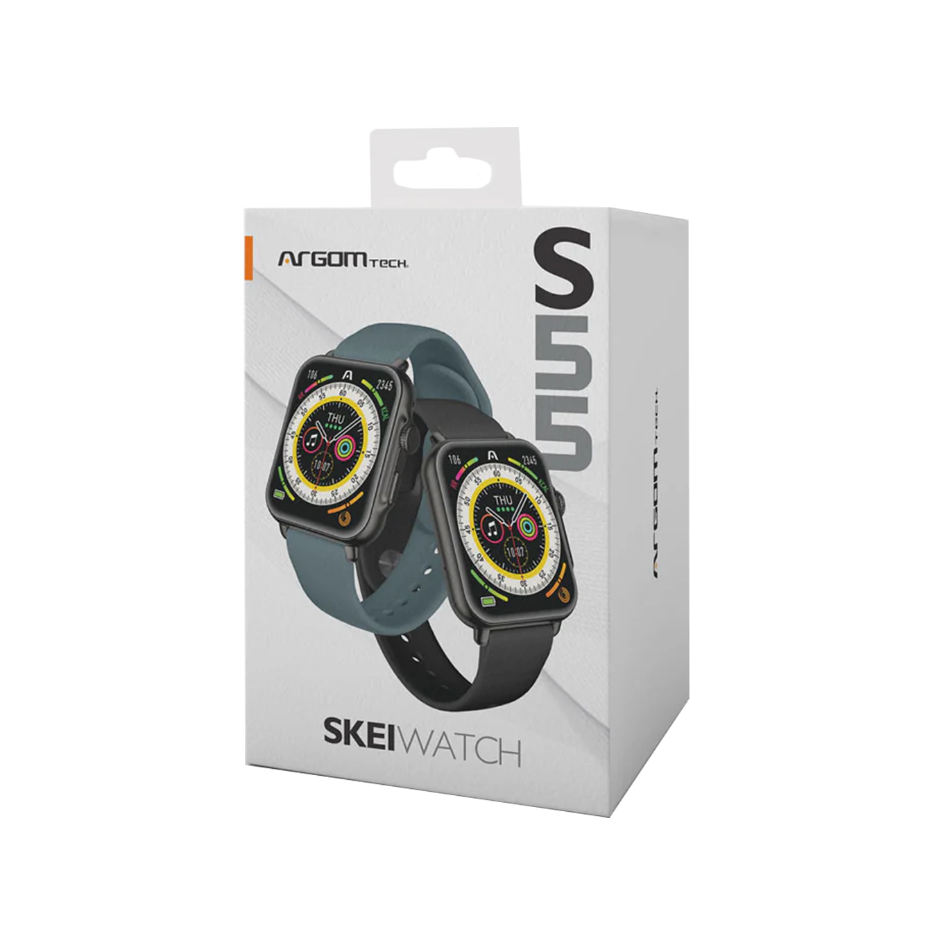 Reloj inteligente Skeiwatch S55 negro ARG-WT-6055BK Marca: Argom